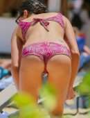 Lea Michele Booty in Tiny Bikini in Hawaii