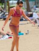 Lea Michele Booty in Tiny Bikini in Hawaii