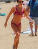 Lea Michele Booty in Tiny Bikini in Hawaii