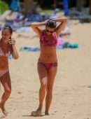 Lea Michele Booty in Tiny Bikini in Hawaii