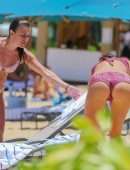 Lea Michele Booty in Tiny Bikini in Hawaii