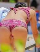 Lea Michele Booty in Tiny Bikini in Hawaii