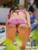 Lea Michele Booty in Tiny Bikini in Hawaii