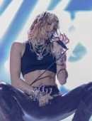 Miley Cyrus Performing Live at Sunny Hill Festival in Pristina