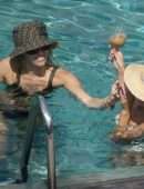 Miley Cyrus Booty in Bikini in Lake Como