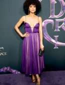 Nathalie Emmanuel Cleavage at the Premiere of “The Dark Crystal: Age of Resistance” in NY