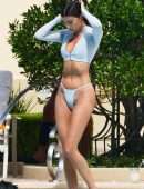 Nicole Williams Booty in a Thong Bikini at a Pool in Las Vegas
