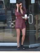Nina Dobrev Leggy, Out in LA