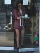 Nina Dobrev Leggy, Out in LA