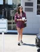 Nina Dobrev Leggy, Out in LA