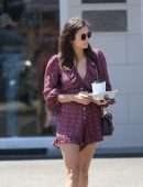 Nina Dobrev Leggy, Out in LA