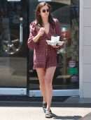 Nina Dobrev Leggy, Out in LA
