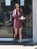Nina Dobrev Leggy, Out in LA