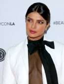 Priyanka Chopra Braless at Beautycon Festival 2019 in Los Angeles