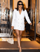 Priyanka Chopra Leggy, Out in Tribeca New York