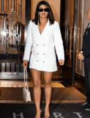Priyanka Chopra Leggy, Out in Tribeca New York