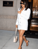 Priyanka Chopra Leggy, Out in Tribeca New York