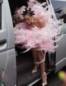 Rihanna in a Costume at Barbados Kadooment Day Parade