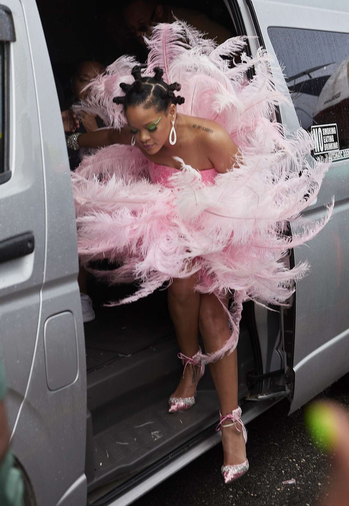 Rihanna in a Costume at Barbados Kadooment Day Parade