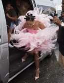 Rihanna in a Costume at Barbados Kadooment Day Parade
