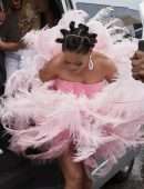 Rihanna in a Costume at Barbados Kadooment Day Parade