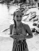 Rita Ora Pokies in Wet Swimsuit Photoshoot 2019