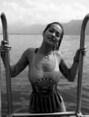 Rita Ora Pokies in Wet Swimsuit Photoshoot 2019