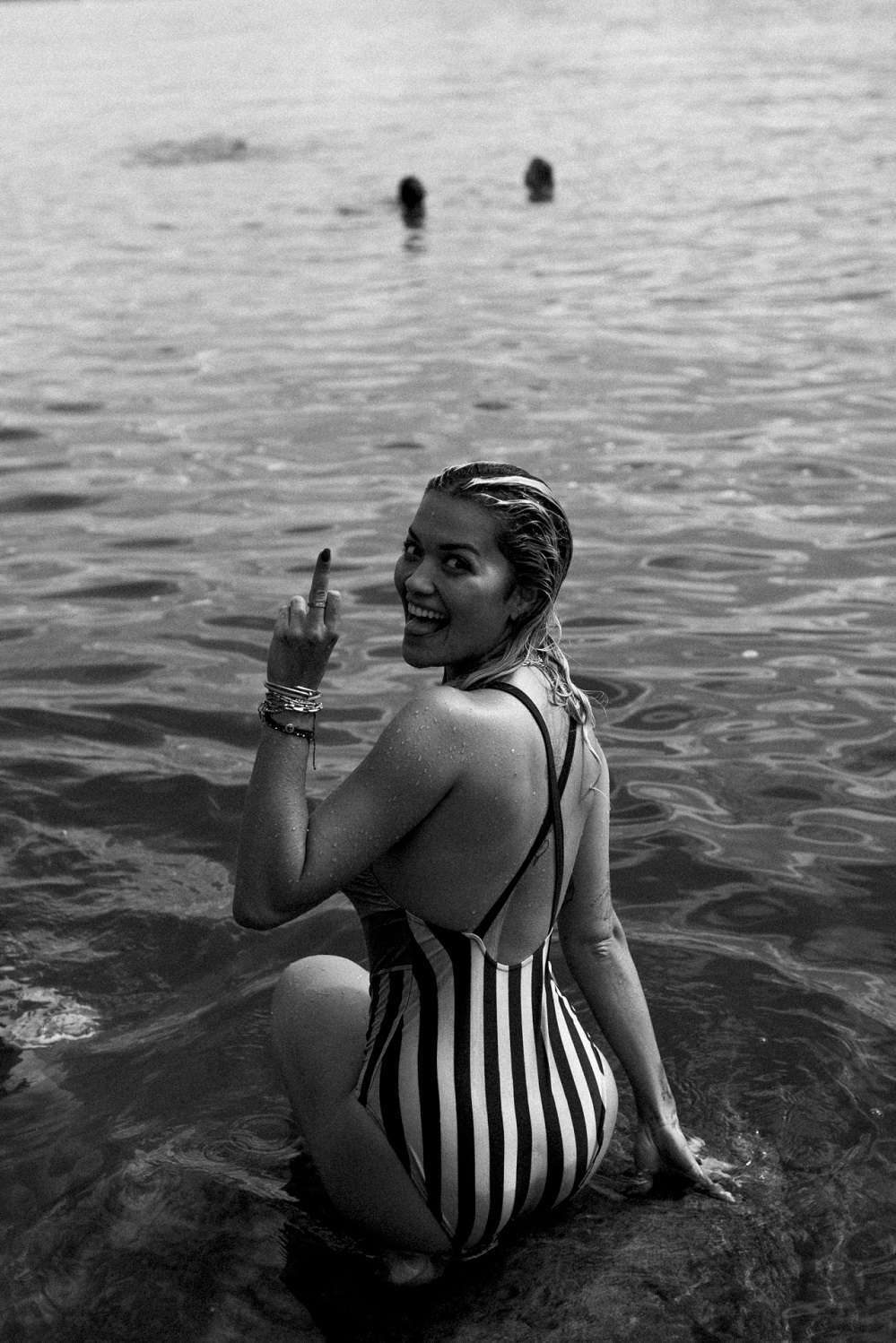 Rita Ora Pokies in Wet Swimsuit Photoshoot 2019