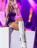 Rita Ora Upskirt Onstage in London