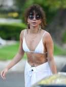 Sarah Hyland Leaving a Party in Los Angeles