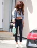 Sarah Hyland Leaving the Gym in Studio City