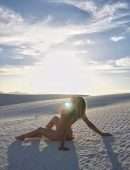 Shantel VanSanten in Desert for Photoshoot