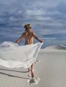 Shantel VanSanten in Desert for Photoshoot
