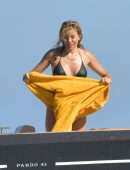 Sienna Miller in Bikini on a Boat in St Tropez