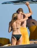 Sienna Miller in Bikini on a Boat in St Tropez