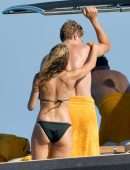 Sienna Miller in Bikini on a Boat in St Tropez