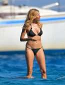 Sienna Miller in Bikini on a Boat in St Tropez