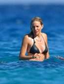 Sienna Miller in Bikini on a Boat in St Tropez