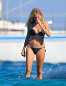 Sienna Miller in Bikini on a Boat in St Tropez