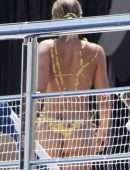 Sofia Richie in Bikini on a Yacht in Capri