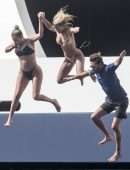 Sofia Richie in Bikini on a Yacht in Capri