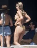 Sofia Richie in Bikini on a Yacht in Capri