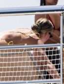 Sofia Richie in Bikini on a Yacht in Capri