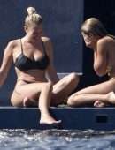 Sofia Richie in Bikini on a Yacht in Capri