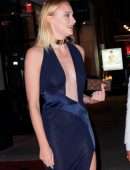 Sophie Turner Pokies in See-Through in New York