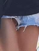 Stella Maxwell Upskirt, Out in Venice Beach