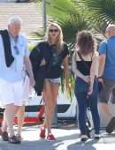 Stella Maxwell Upskirt, Out in Venice Beach