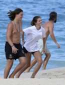 Thylane Blondeau Booty in Bikini on the Beach in St Barts