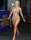 Witney Carson Arriving at Good Morning America in NY