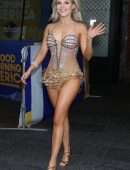 Witney Carson Arriving at Good Morning America in NY